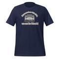 Tee shirt with an FD in the center with text saying "If you can hear this shirt, we can be friends!"