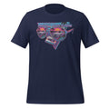 Tee shirt with sunglasses and a 1990s retro style with an E36 sports coupe and text saying "Respect Your Elders"
